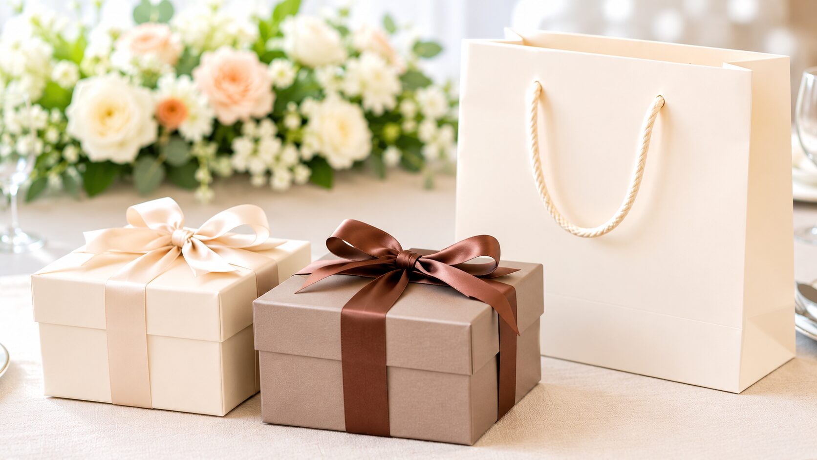 ゲストに合わせて贈り分けする結婚式の引き出物と紙袋